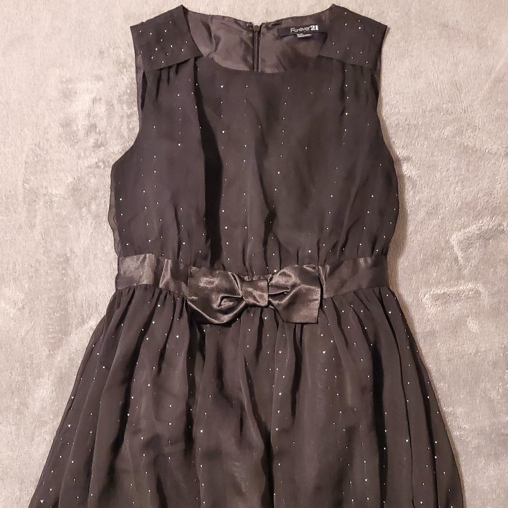 Vintage Women's Black bubble hem dress